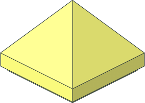 Slope Brick 50  1 x  1 x  0.667 Quadruple