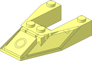 ~Wedge  6 x  4 without Stud Notches and Front Faces