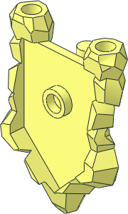 Minifig Shield Pentagonal Jagged