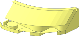 ~Windscreen  3 x  6 x  1 Curved without Front Face