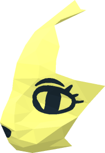 ~Animal Cat Crouching with Black Eyes, Eyelashes, Eyebrows and Nose Pattern - Pattern