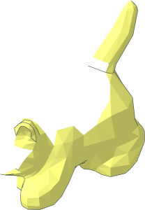 ~Animal Cat Crouching - Half without Patternable Area