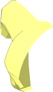 ~Minifig Jester's Cap Front Left Side