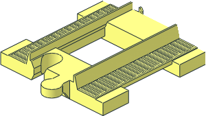 ~Duplo Train Track Straight 4 x 8 (Half) ~Duplo Train Track Straight 4 x 8 (Half)