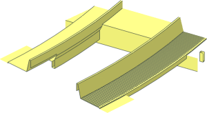 ~Duplo Train Track Curved Rails Half