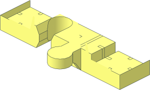 ~Duplo Train Track Curved End Sleeper