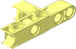 ~Technic Beam 11 x  5 with Open Center  5 x  3 Quarter