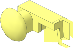 ~Train Buffer Beam with Sealed Magnet, Single Buffer For Type  1 and Type  2 Buffer
