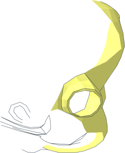 ~Minifig Head Mon Calamari without Patternable Areas - Half