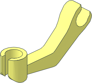 Minifig Arm Wiry Bent with Clip Minifig Arm Wiry Bent with Clip