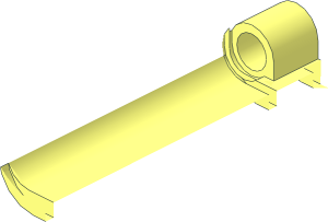 ~Container Book Spine 16 x  6 with 4 Pegholes and 16 x  4 Studs - 1/4