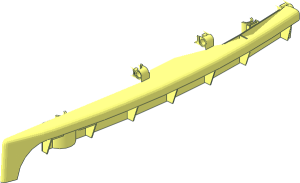 ~Boat Hull Floating 36 x  7 x  7 Top - Half