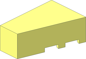 ~Wedge  3 x  2 without Studs