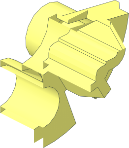 ~Wheel Rim 20 x 33 with 6 Pinholes - 1/4 of Inner Structure