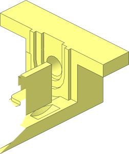 ~Technic Gearbox  4 x  4 x  1.667 Half