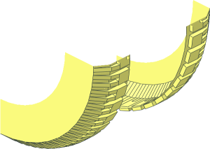 ~Tyre 28/ 38 x 28 VR Tread Quarter