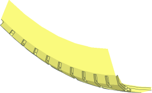 ~Tyre 14 / 66 x 61 Z Racing Tread Section