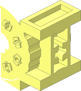 ~Electric Technic Fiber Optics Element - Bottom Half