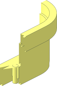 ~Cylinder Warp Pipe  6 x  6 x  3.333 Quarter