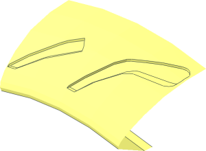 ~Tyre 23/ 41 x 75 Motorcycle with Racing Tread - Segment