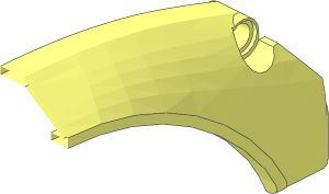 ~Technic Panel 15 x  2 x  5  Mudguard Arched with Rounded Top