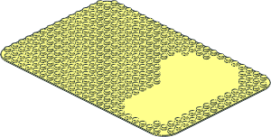 Duplo Baseplate 16 x 24 with 93 Stud Irregular Gap Duplo Baseplate 16 x 24 with 93 Stud Irregular Gap