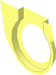 ~Wheel 16 x 40 with  7 Pin Holes - Pin Hole with Cutout