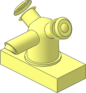 ~Tap 1 x 2 with Two Valves Body ~Tap 1 x 2 with Two Valves Body