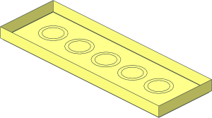 ~Tile  2 x  6 without Top