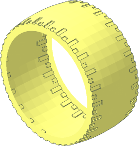 ~Wheel 11 x 24 with Integral Tyre - Tyre