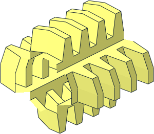 ~Technic Axle Threaded Segment