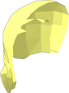 ~Minifig Helmet Alien Skull with Fangs - Half