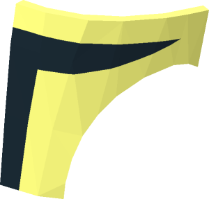 ~Minifig Helmet Mandalorian, Visor with Black Cut-Out Pattern Half