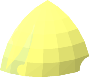 ~Minifig Helmet Mandalorian, Light Lime Trident Pattern Half