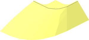 ~Plane Front  6 x 10 x  4 - Half Top Pattern Area