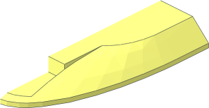 ~Plane Top  6 x 10 x  1 - Half