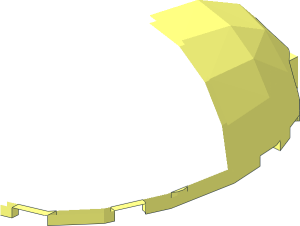 ~Windscreen  6 x  4 x  2 Bubble Canopy with Handle - Half