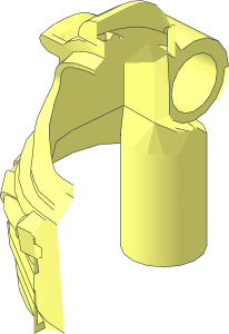 ~Minifig Helmet Underwater - One Half