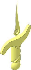 ~Minifig Dagger Hilt Half