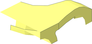 ~Constraction Ball Joint Socket with Open Axle Holes and Narrow Tip - Quarter