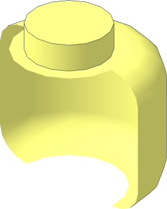 ~Minifig Statuette Head without Face