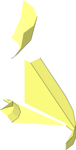 ~Technic Connector  3 x  1 with Two Pins and Three Ball Joints on Axle  5L - One Quarter
