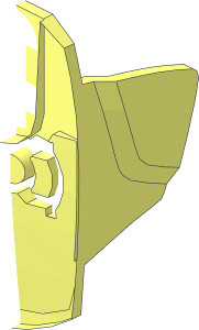 ~Constraction Shell  2.5 x  3 x  5 Flat - Half