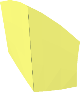 ~Constraction Shell  2.5 x  5 x  8 Chest Flat - Front Surface