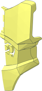 ~Constraction Shell  2.5 x  5 x  8 Chest Flat - Half