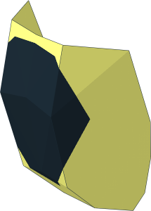 ~Animal Owl with Angular Feathers with Black Beak Pattern - Beak