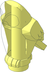 ~Animal Owl with Angular Feathers - Body