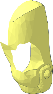 ~Figure Friends Cropped Trousers Half without Patternable Surface