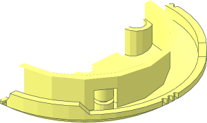 ~Spinner Ninjago  6 x  6 x  1.333 Type 1 Bottom - Half