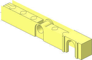 ~Brick  4 x 16 for Conveyor Belt -  1/4